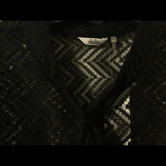 Black lace Shirt - Picture 4 of 6